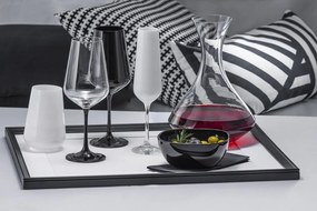 Crystalex Poháre na víno BLACK&WHITE TWO CB 450 ml 2 ks