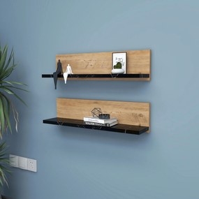 Nástenná polica Shelf - Black