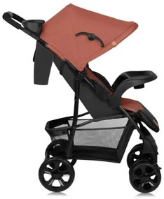 Lionelo - Športový kočík EMMA PLUS tehlová/čierna