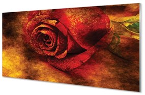 Obraz na skle rose picture 125x50 cm