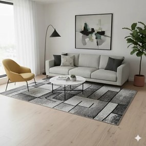 DC Koberec PP 015 sivá Rozmer: 70×130 cm