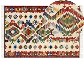 Vlnený kelímový koberec 160 x 230 cm viacfarebný AREVIK Beliani