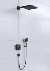 Hansgrohe Raindance E, sprchový systém pre podomietkovú inštaláciu s termostatom Select, matná čierna, HAN-27939670