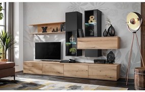 Obývacia stena Cruz Ces Cr Dub Coast Evoke/Čierna