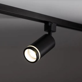 Bodové svietidlo do lištového systému JET RING 1xGU10/10W/230V čierna