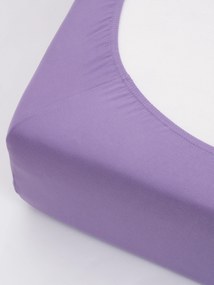 Jersey plachta s elastanom Deluxe 140 × 200 cm – levanduľová