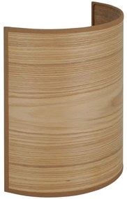 Brilagi - Nástenné svietidlo SEMI 1xE27/15W/230V pr. 20 cm hnedá