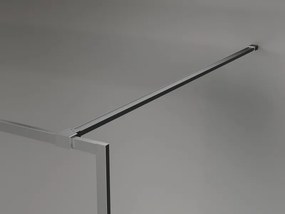 Mexen Kioto-XF, sprchová zástena s rámom 160 x 202 cm, 10mm číre sklo, grafitový profil, 800-160-104-95-00-X