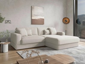 XXXLutz ROHOVÁ SEDAČKA, textil, slonovinová Sit & More - Sedačky - 000144027402