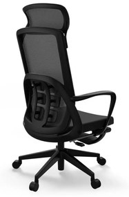 Ergonomická kancelárska stolička Liftor Orca, čierna