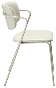 Krémovobiela jedálenská stolička Zed – DAN-FORM Denmark