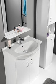 Aqualine Aqualine, SIMPLEX ECO 65 umývadlová skrinka s umývadlom 63x83,5x30,7cm, SIME650