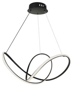 V-Tac LED Stmievateľný luster na lanku LED/50W/230V 3000K čierna 15340