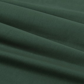 Goldea bavlnená napínacia plachta - tmavo zelená 90 x 200 cm