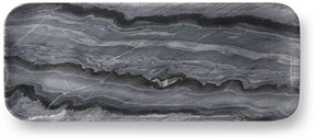 Luxusný šedý mramorový podnos Marble grey - 30*12*1,5cm