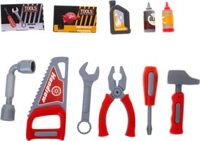 KIK Detská dielňa/stôl s náradím 65 dielov – kufrík pre malého majstra, 3+