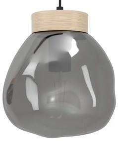 Eglo 390318 - Luster na lanku MAGACELA 3xE27/40W/230V dymová