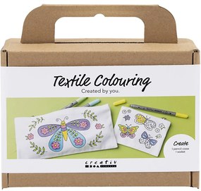 Kreatívna sada Mini Craft Kit Textile Colouring Butterflies