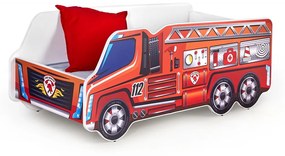 Halmar Detská posteľ Fire Truck viacfarebná