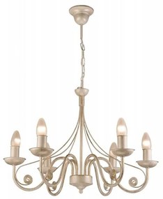 Luster na reťazi DONATO 6xE14/40W/230V