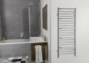 Sapho Sapho, MANISA vykurovacie teleso 600x1328 mm, s piatimi madlami pre uterák, chróm, IZ111