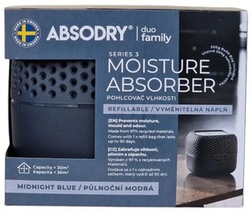 Everbrand pohlcovač vlhkosti Absodry Duo Family Bag 3-series, do 30 m3, Midnight Blue