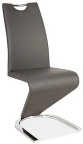 SIGNAL Jedálenská stolička H-090 sivá