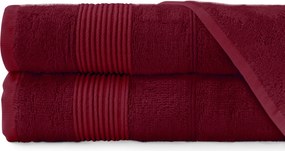 BAMBUSOVÝ UTERÁK BAMBOO 70X140 CM BURGUNDY