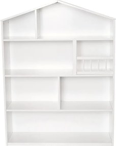 Polička domček pre bábiky biela