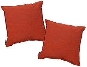 Sada 2 ks vonkajších vankúšov MADISON ECO 50x50 cm, oranžové