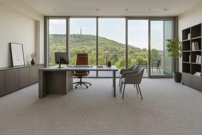 Vopi, Koberec metráž Quick step šedý - neúčtujeme odrezky z role, na mieru, šíře 1m,2m,na mieru, neúčtujeme odrezky, šedá, granulát, chodba / predsieň