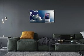 Obraz na plátne Sky schody eye 120x60 cm