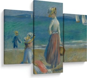 Obraz - Auguste Renoir, Figures on the Beach, reprodukcia (90x60 cm)