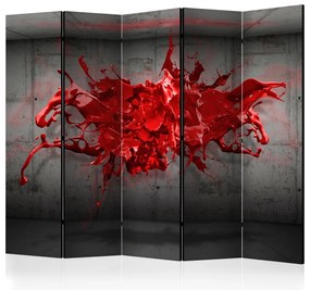 Artgeist Paraván - Red Ink Blot II [Room Dividers]