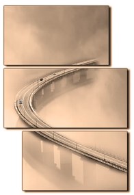 Obraz na plátne - Most v hmle - obdĺžnik 7275FD (120x80 cm)