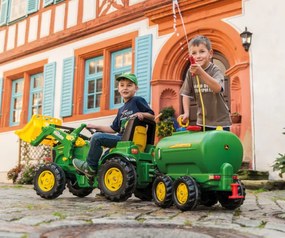 Šlapací traktor s lyžicou Rolly Toys 710027 John Deere