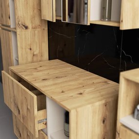 Skrinka pod umývadlo VAMI W90 2SZ dub artisan / krémová