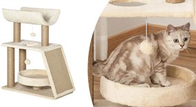Škrabadlo pre mačky, béžové