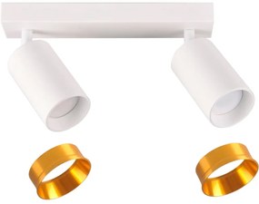 LED stropné/stenové svietidlo 2 x GU10 MARIBEL White GOLDLUX (Polux)