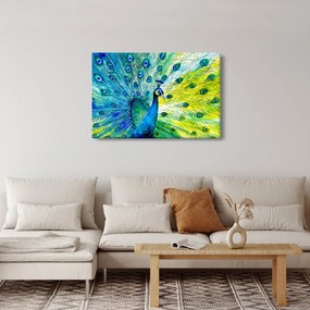 Obraz páva (90x60 cm)