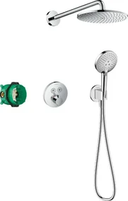 Hansgrohe Raindance S, sprchový systém 240 1jet PowderRain s termostatom ShowerSelect S, chrómová, HAN-27951000