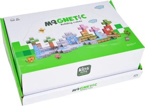 Magnetická stavebnica MAGNETIC Les, voda a domčeky, 384 dielikov