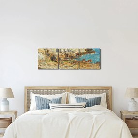 Obraz - Childe Hassam, A North East Headland, reprodukcia (s hodinami) (90x30 cm)