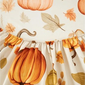 Napínacia obliečka z mikrovlákna AUTUMN PUMPKINS farebná 180x200 cm