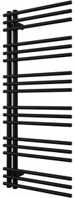Cerano Burke, vykurovacie teleso 1200x500 mm, 562W, pripojenie D5, čierna matná, CER-CER-429634