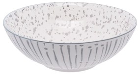 Miska na cereálie biela / svetlo-sivá 17,8 cm - Basic - 490833