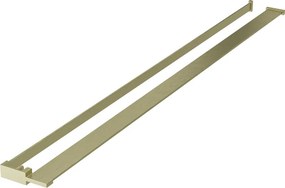 Mexen príslušenstvo, polička/držiak na uteráky pre sprchovú zástenu (max 140cm), zlatá matná, 800-02-55