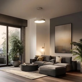 BRILAGI - LED stmievateľný luster na lanku FALCON II LED/67W/230V pr. 40 cm béžová + diaľkové ovládanie