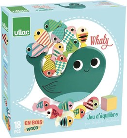 Vilac – Drevená balančná hra Veľryba
