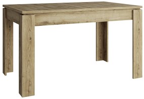 Rozkladací jedálenský stôl DORSI, dub Navarra